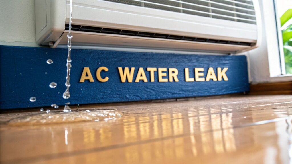 Read more about the article Air Conditioner Dripping Water Inside? A Practical Guide