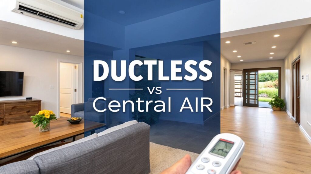 Read more about the article Ductless Mini Split vs Central Air for Your Arizona Home