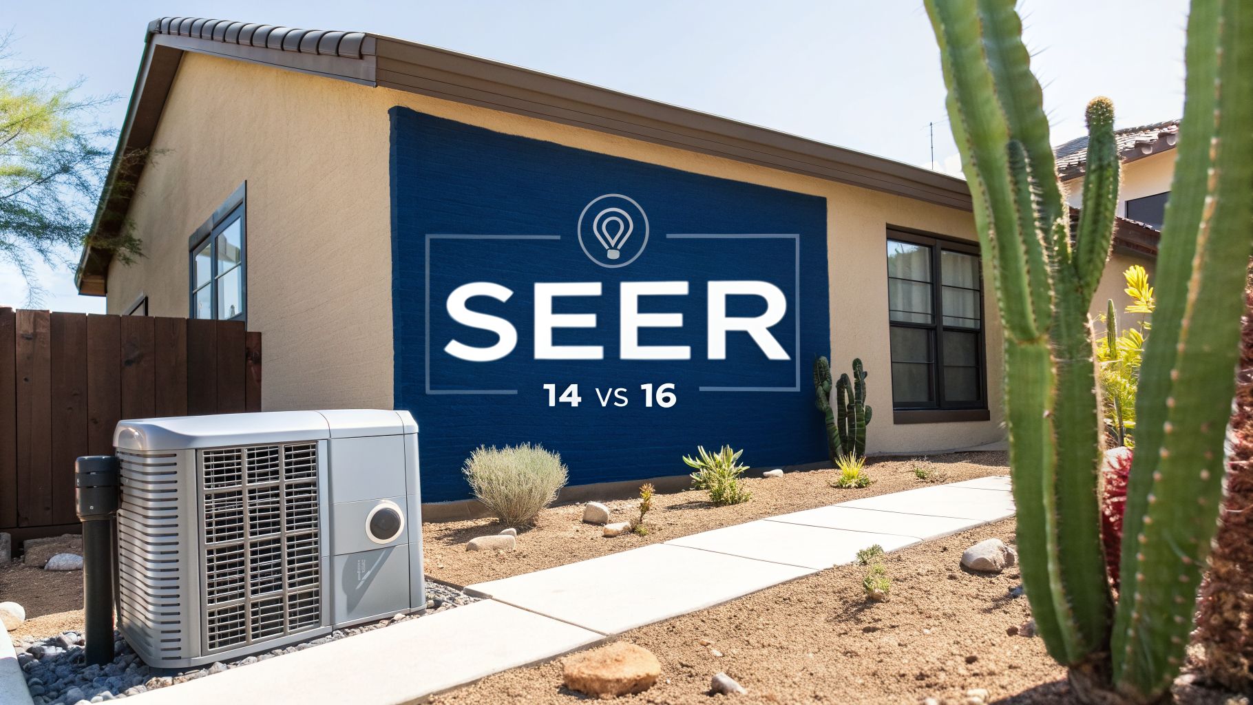 You are currently viewing SEER 14 vs 16 A Phoenix Homeowner’s HVAC Guide