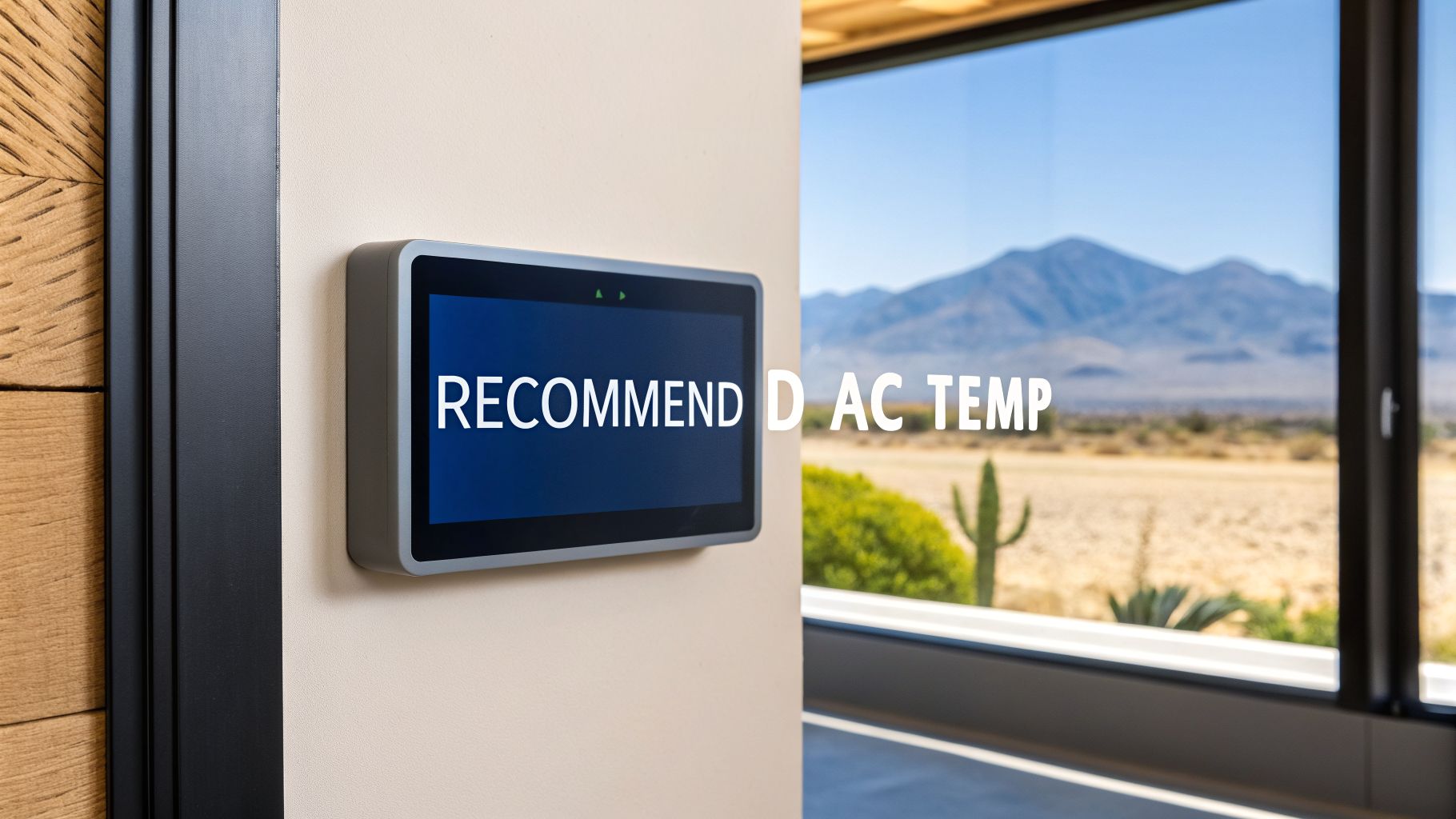 You are currently viewing What Is the Recommended AC Temp for Comfort and Savings?