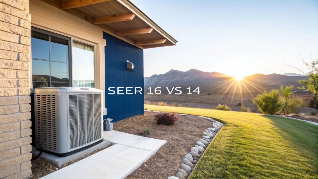 Read more about the article SEER 16 vs SEER 14: A Phoenix Homeowner’s Guide
