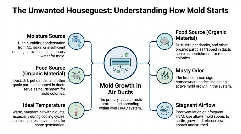 What Causes Mold in Air Ducts? A Phoenix Homeowner's Guide