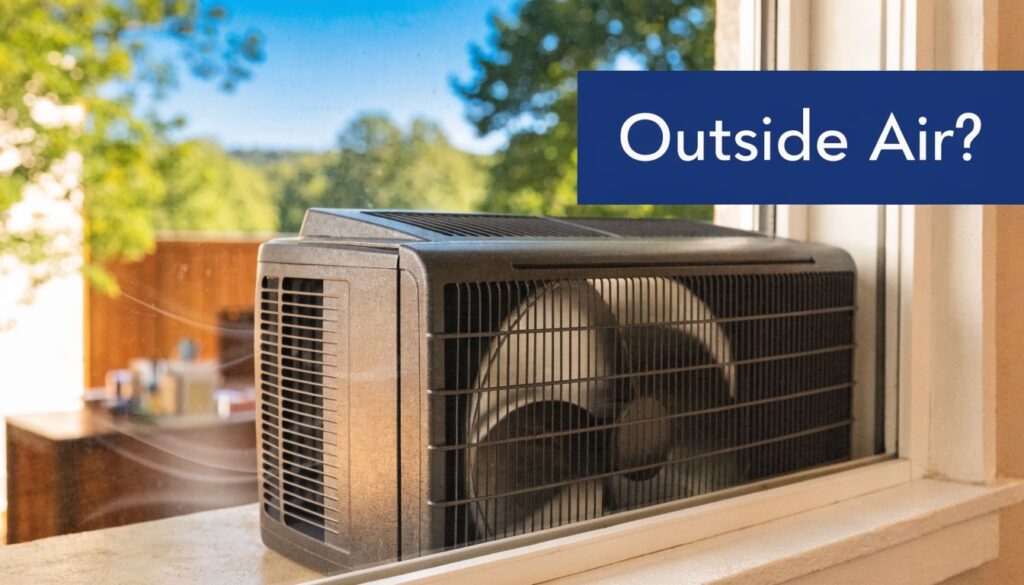 Read more about the article Do Window AC Units Pull Air From Outside? Explained
