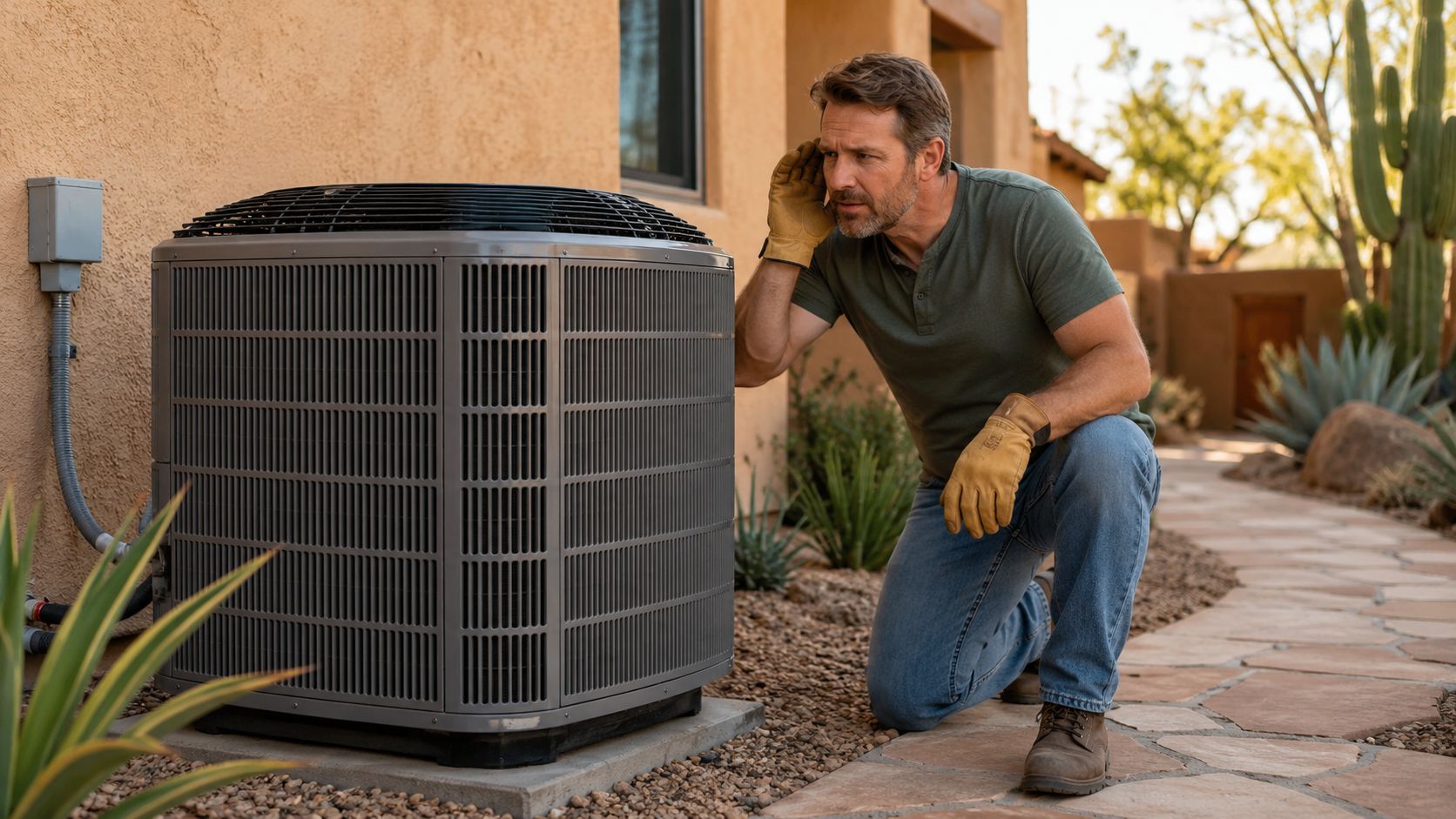 You are currently viewing AC Compressor Noise: Mesa Homeowner Fixes