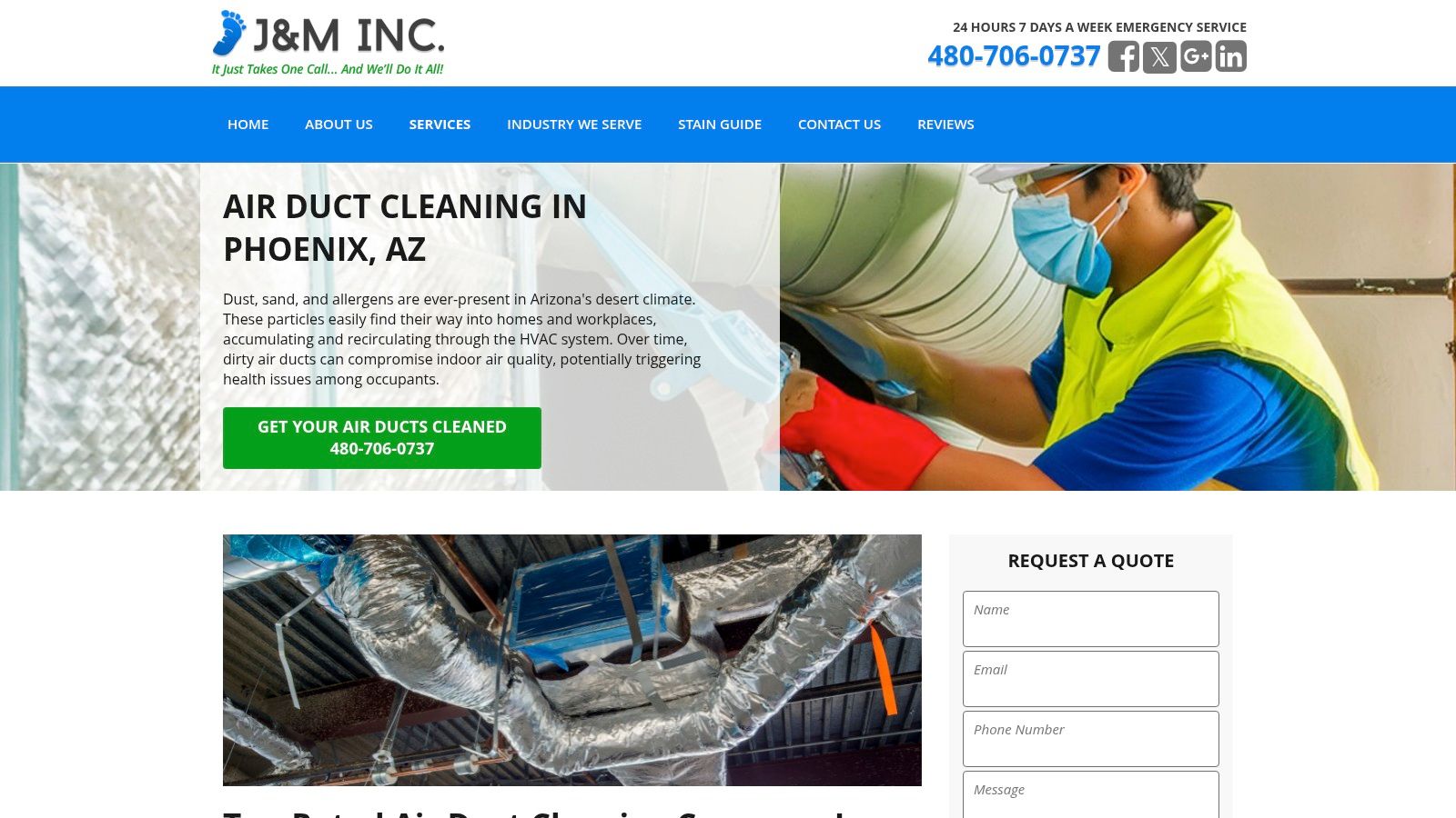 J&M Restoration (Air Duct Cleaning)