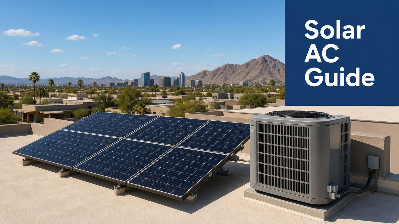 You are currently viewing Solar Powered AC System a Phoenix Guide for Homeowners