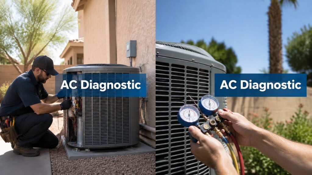 Read more about the article What Happens During an AC Diagnostic Visit in Mesa