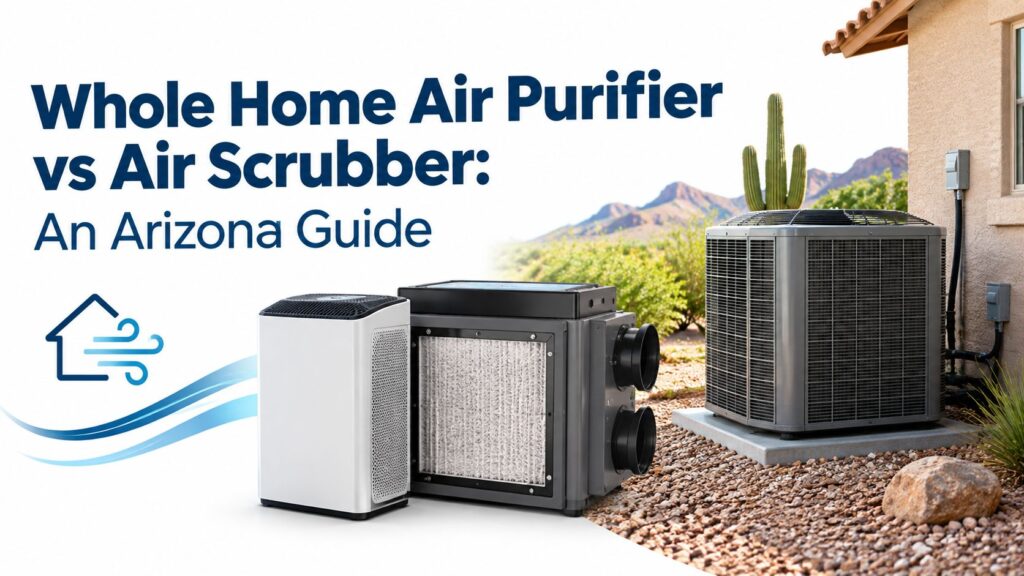 Read more about the article Whole Home Air Purifier vs Air Scrubber: An Arizona Guide
